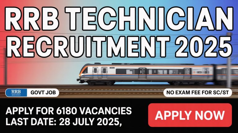 RRB Technician Recruitment 2025