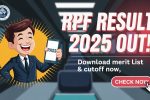 RPF Constable Result 2025
