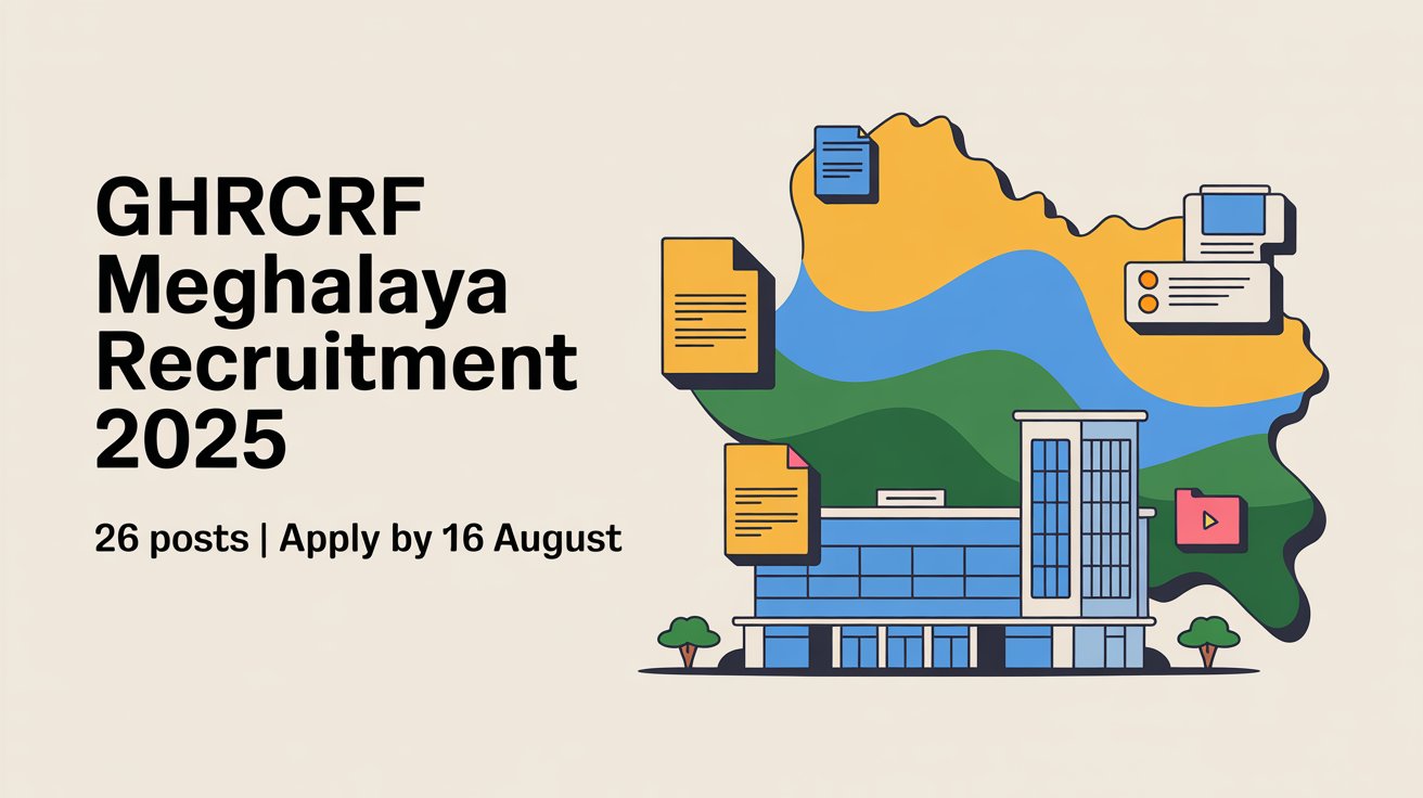 GHRCRF Meghalaya Recruitment